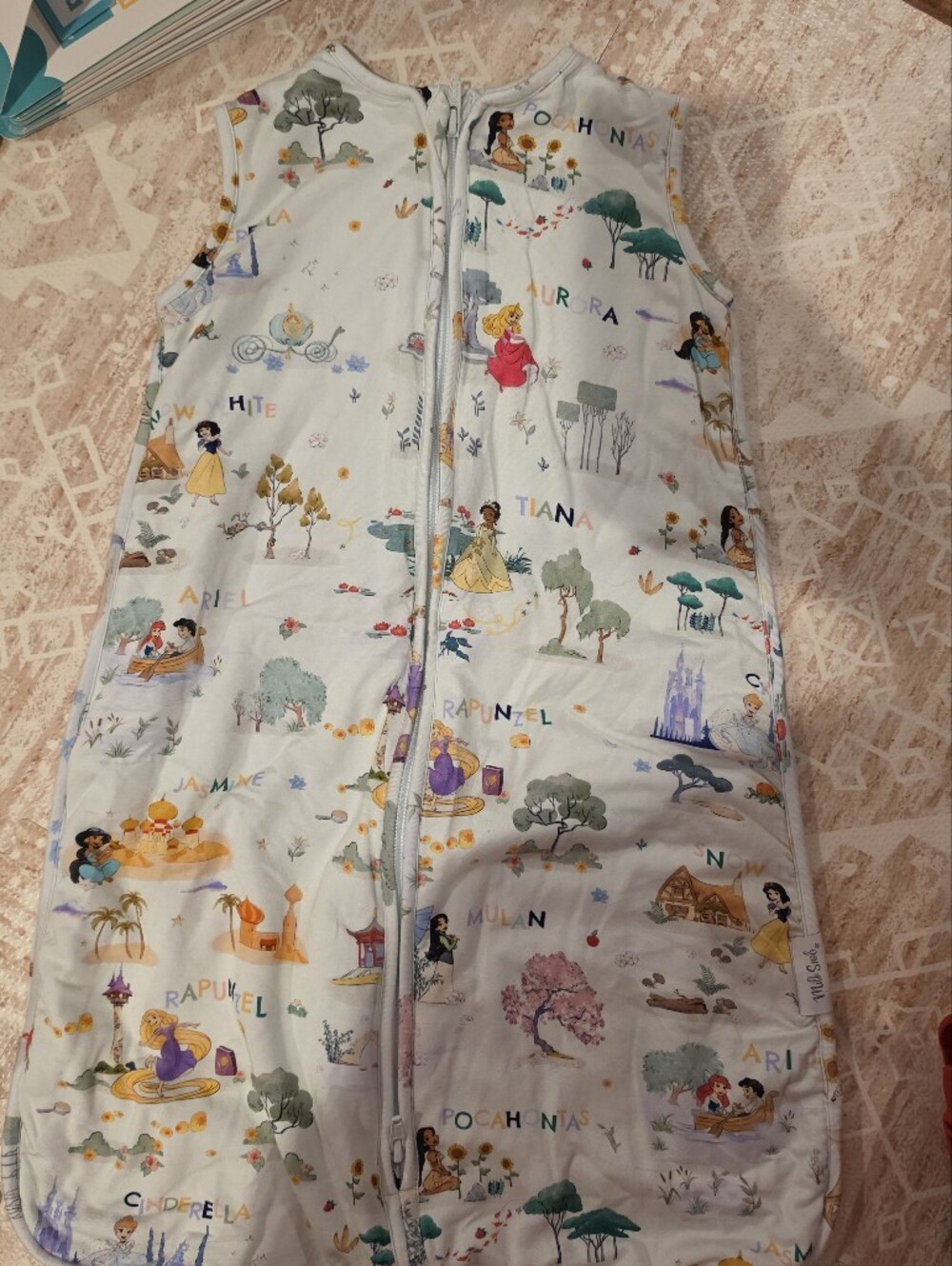 Milk Snob Disney Princess Sleep Sack 0-6 Montha